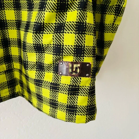 Burton Women’s Ski & Snowboard Vibrant Yellow Green Black Jacket Winter Coat M - Picture 7 of 8